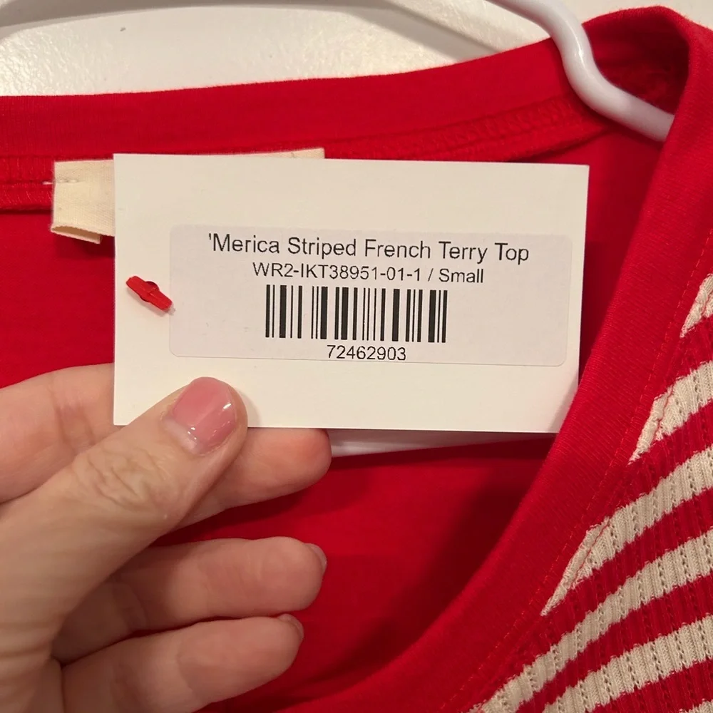 NEW PEACH LOVE USA America top in Red Sequins Size Small - Picture 4 of 6